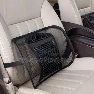 Chair Lumbar Back Support, Back Corrector - Black