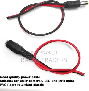 DC Male and DC Female Plug Adapter Connectors