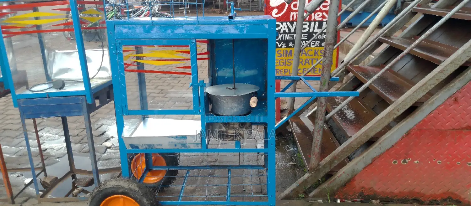Durable Movable Charcoal Popcorn Machine