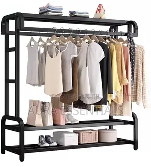 Metal Rolling Clothing Racks Organizer