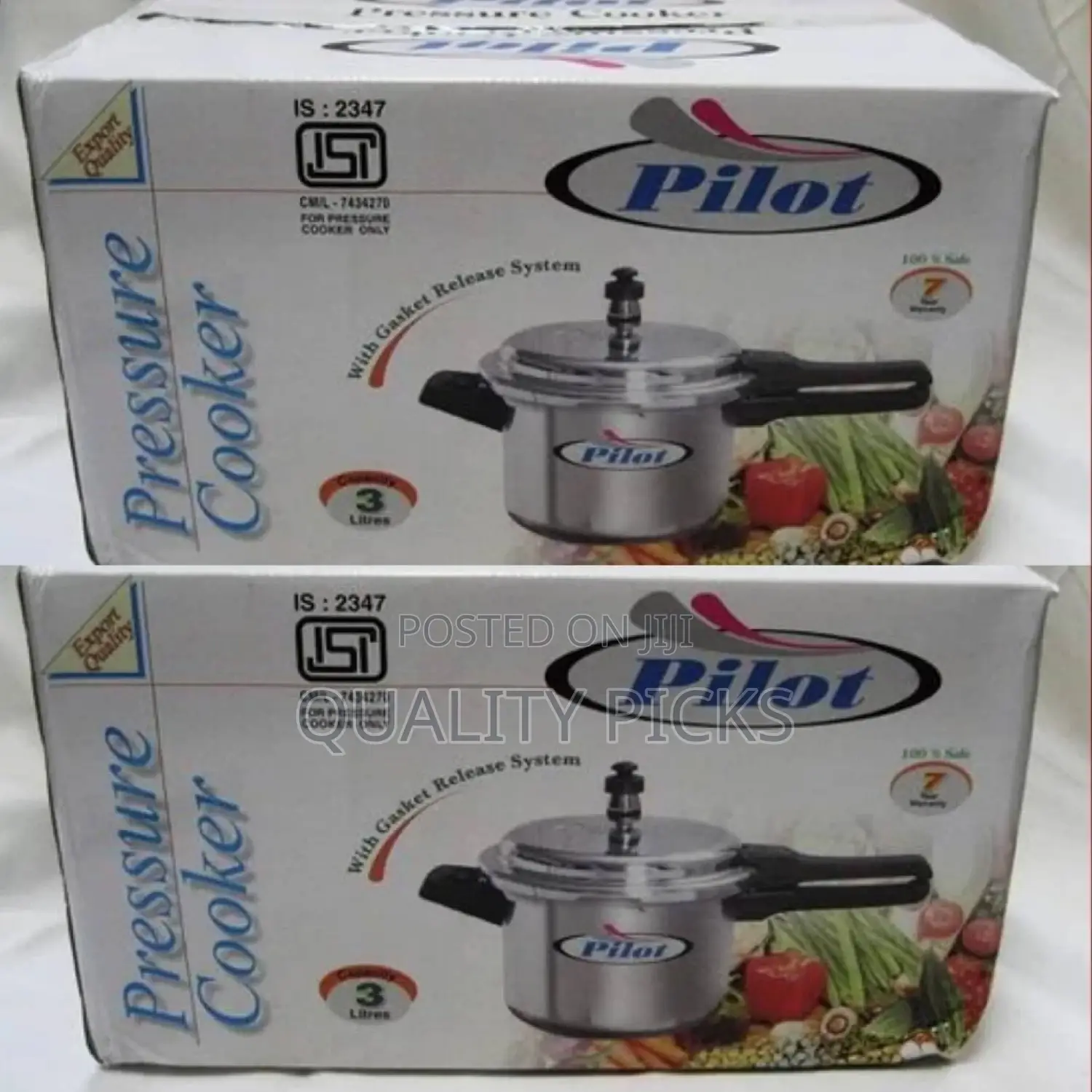 Aluminum Pilot Pressure Cooker