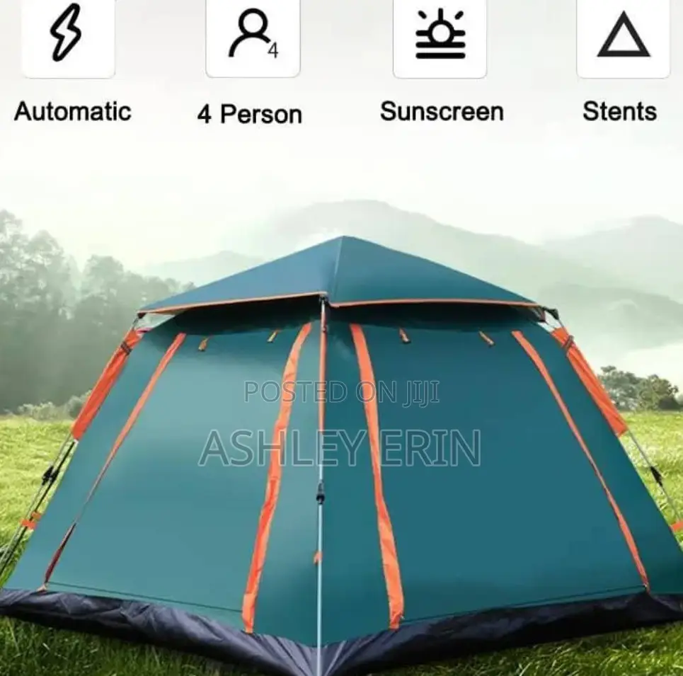 4 People Heavyduty Automatic Camping Tent