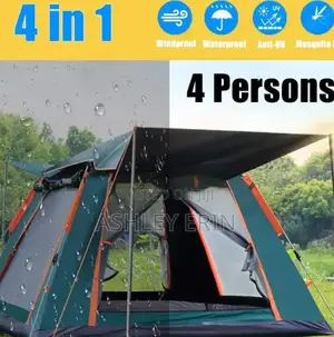 4 People Heavyduty Automatic Camping Tent