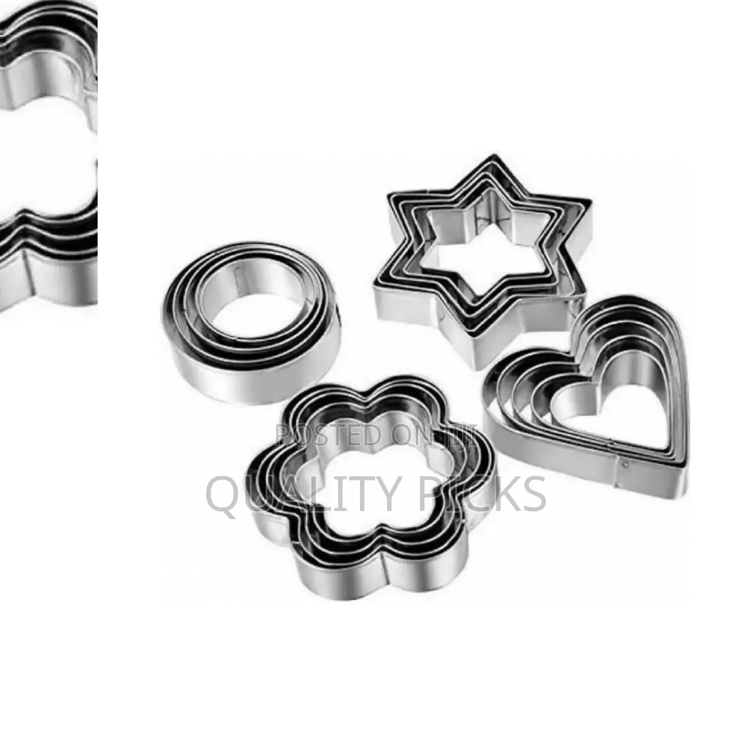 Stainless Cookie Cutter Set