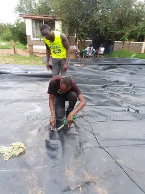 Damliner and Tarpaulin for Water Harvest