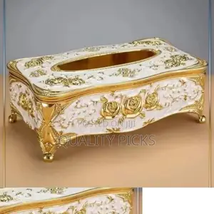 Gold Car Tissue Holder