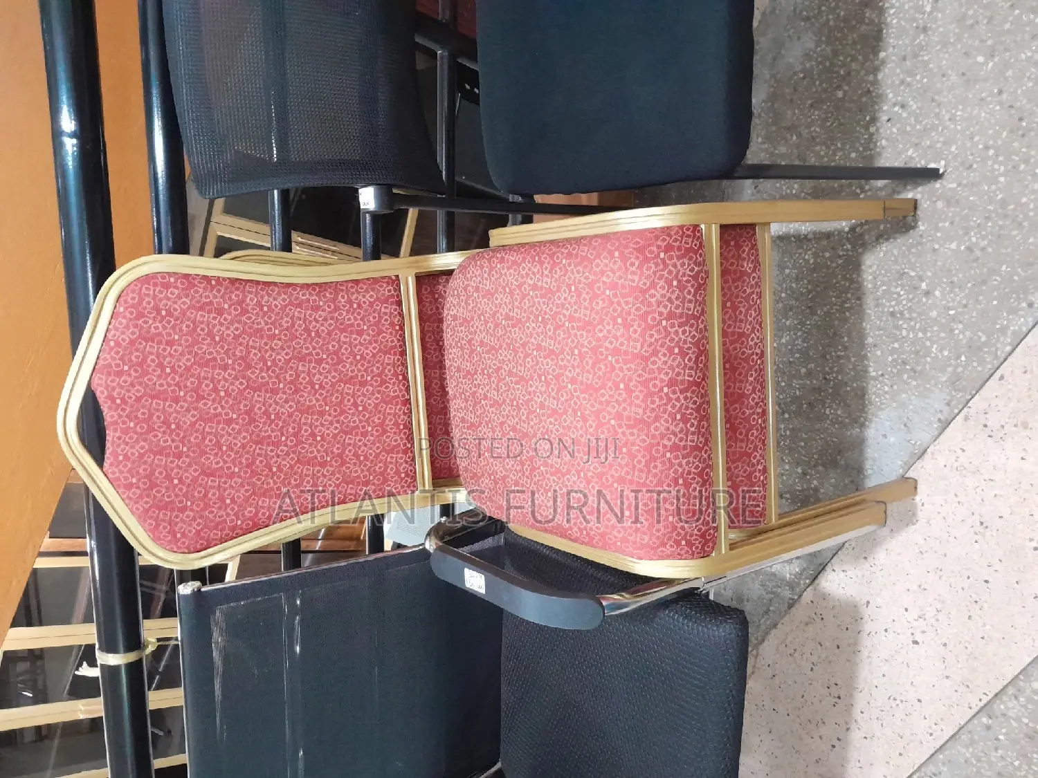 Red and White Dots Comfulance Chair