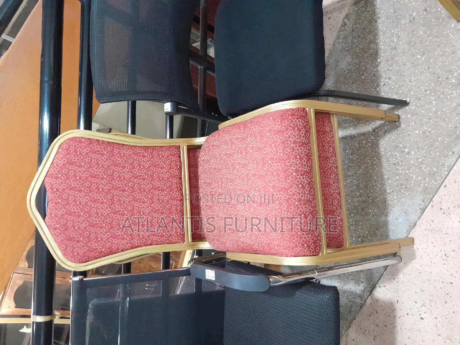 Red and White Dots Comfulance Chair