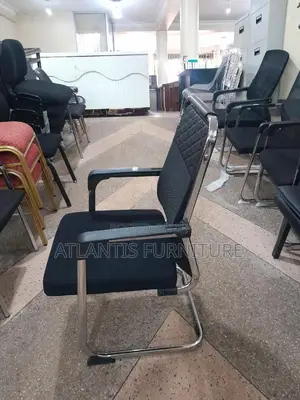 Black Comfortable Chair Board Room