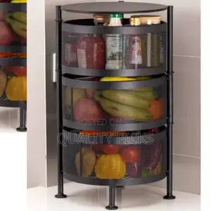 Stainless Rotating Vegetable Storage Rack