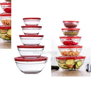 Glass Food Bowl Set
