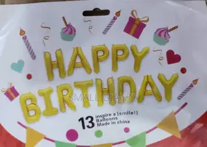 Happy Birthday Foil Letter Set