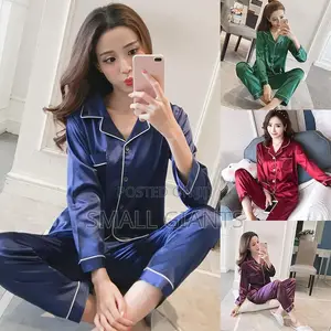2 Pieces Silk Pyjama Set