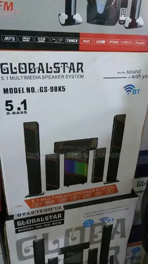 Globalstar Bluetooth Home Theatre 5.1 Multi-Media Bass