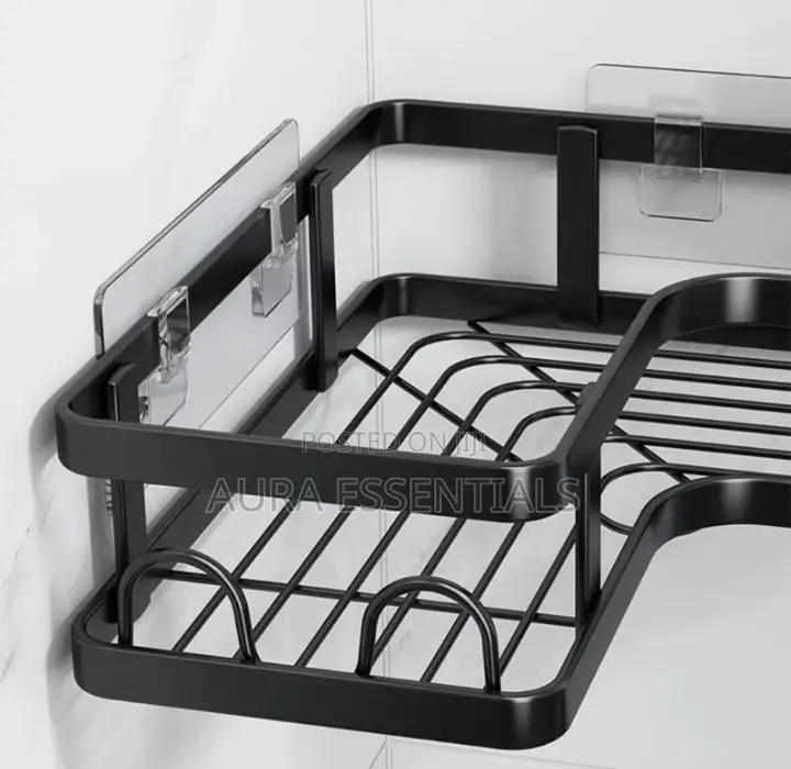 Adhesive Rustproof Kitchen Rack Organizer