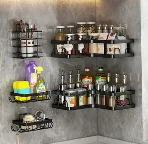 Adhesive Rustproof Kitchen Rack Organizer