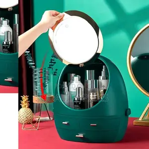 Led Egg Shaped Make Up Rack