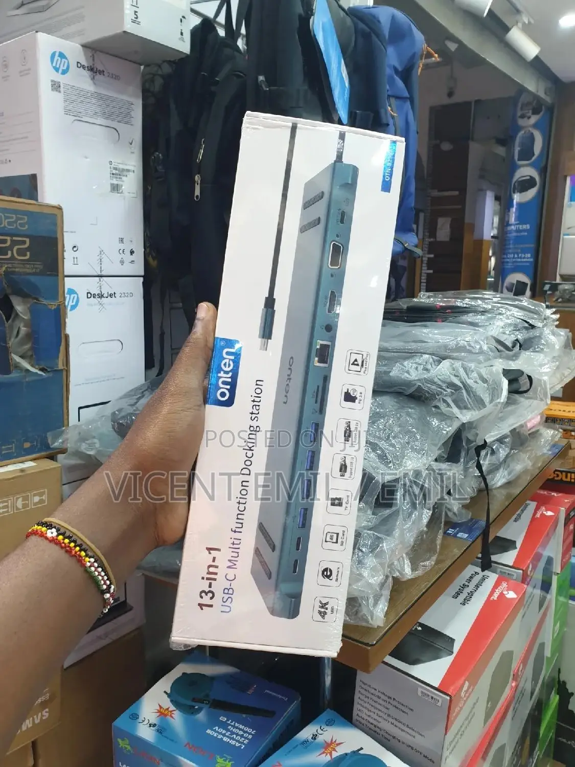 13 in 1 USB-C Multifunction Docking Station Type-C HUB 13in1