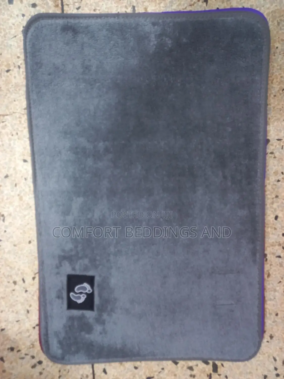 Smooth Door Mat Gray