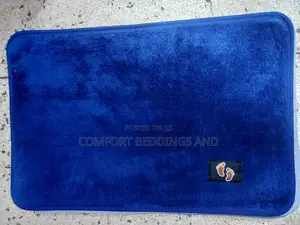Smooth Door Mat Blue