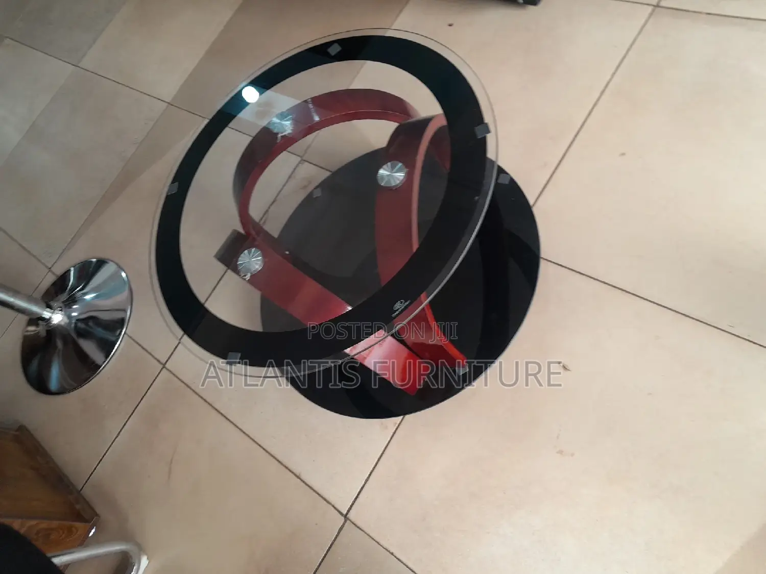 Office Round Table Glass