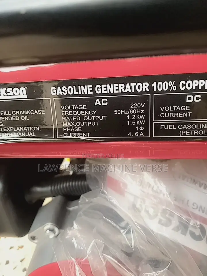 Generator 1.5kw 4 Stroke
