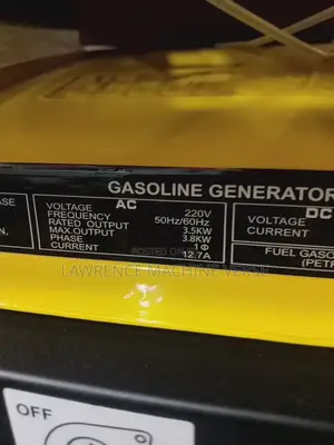 Gasoline Generator 3. 8kva