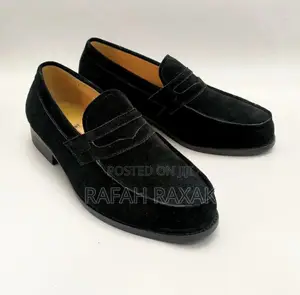 Original Men’S Black Suede Loafers