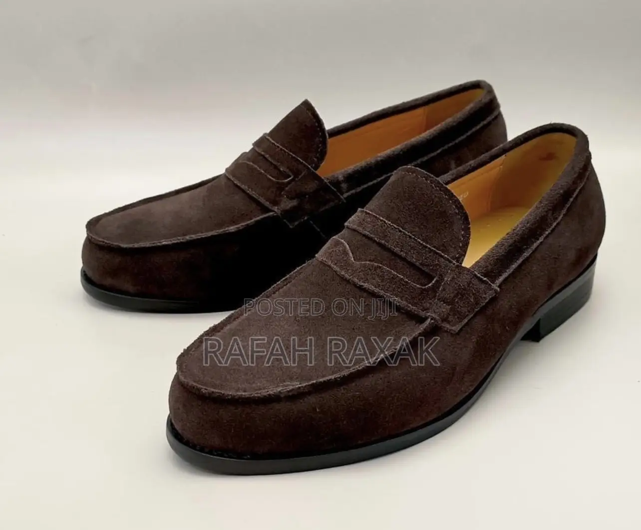 Original Coffee Brown Men’S Suede Loafers