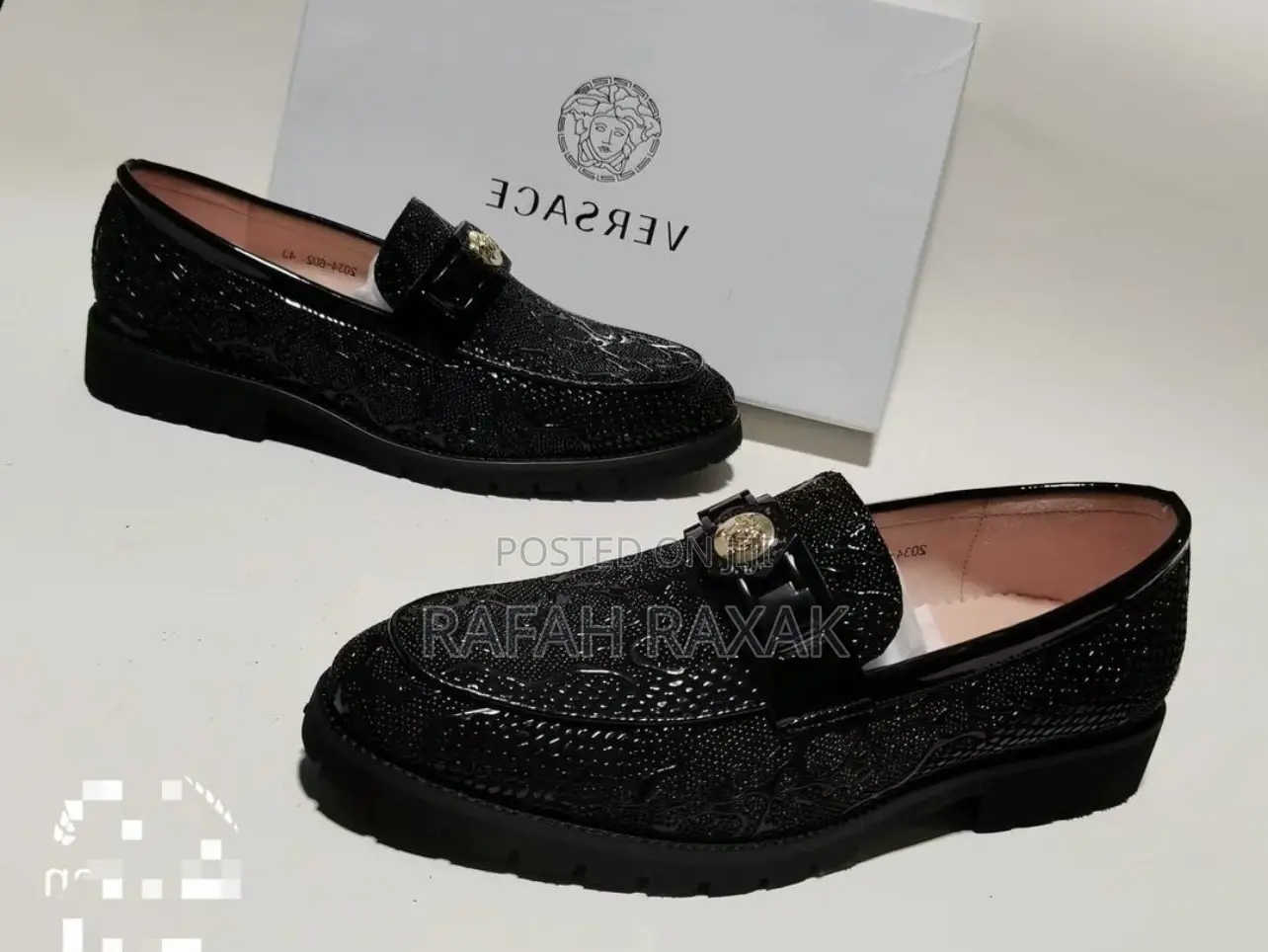 Original Men’S Luxury Glittering Versace Loafers