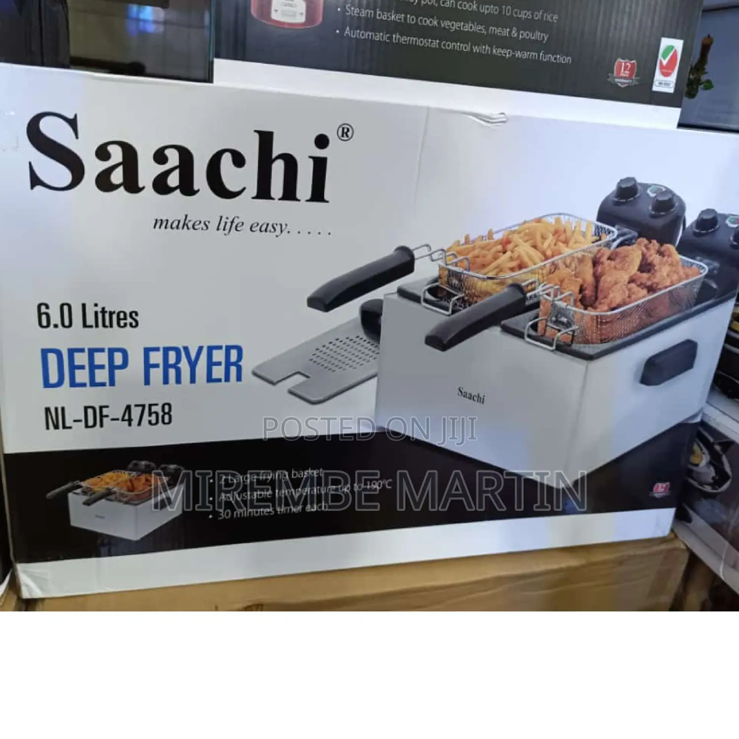 Saachi 6.0L Deep Fryer.