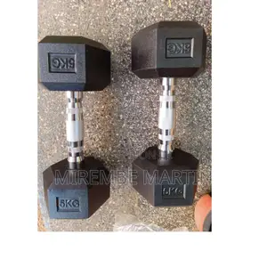 5kg Black Dumbbell.