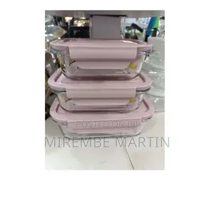 3pcs Glass Food Storage Containers.
