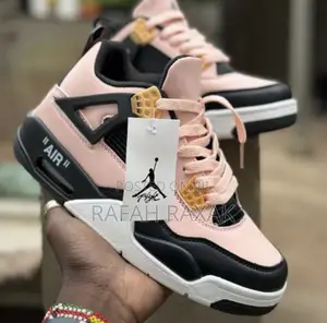 New Classic Ladies Pink Air Jordan 4 Flight