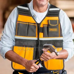 INGCO Work Safety Vest For Men,High Reflective Work Vest
