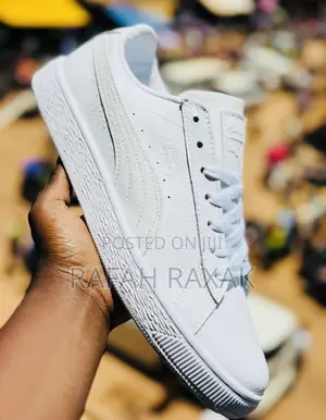 Original White Unisex Puma Suede Leather Sneakers