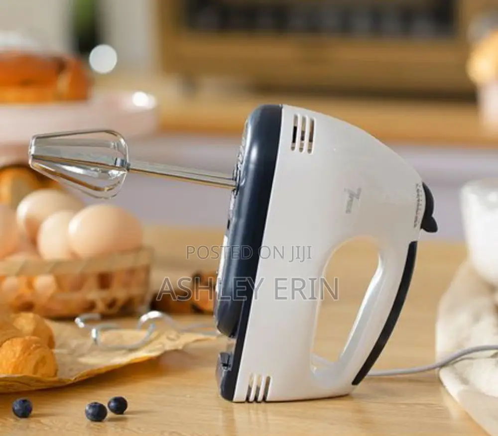 Electric Hand Mixer for Cake -White