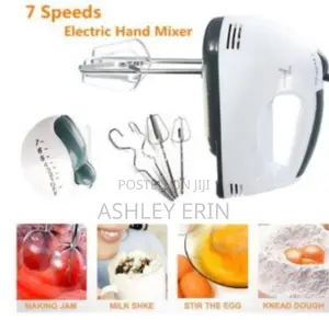 Electric Hand Mixer for Cake -White