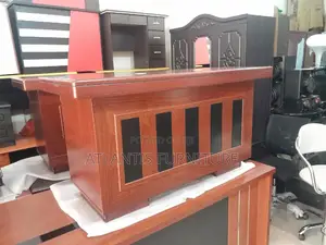 Executive Office Desk Front Blank Bers