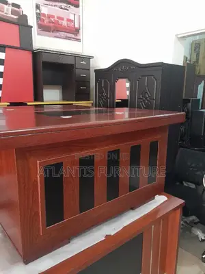 Executive Office Desk Front Blank Bers