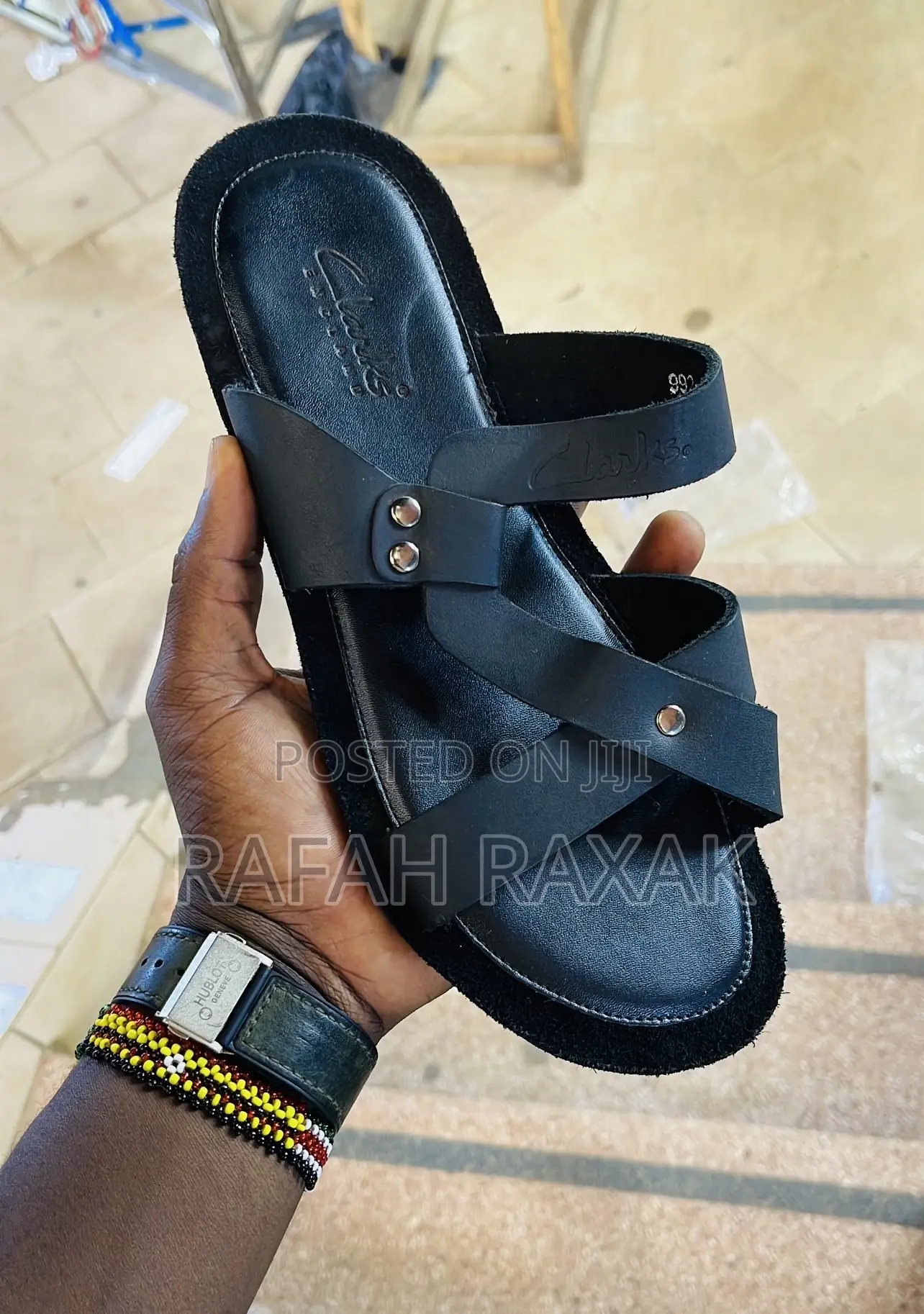 Original Classic Men’S Clarks Leather Sandals