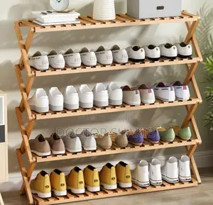 New Foldable Bamboo or Wooden Shoe Rack