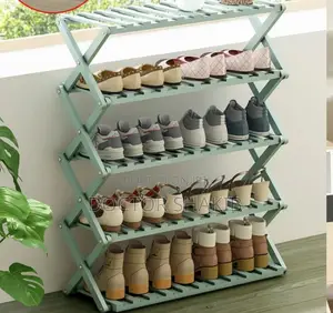 New Foldable Bamboo or Wooden Shoe Rack