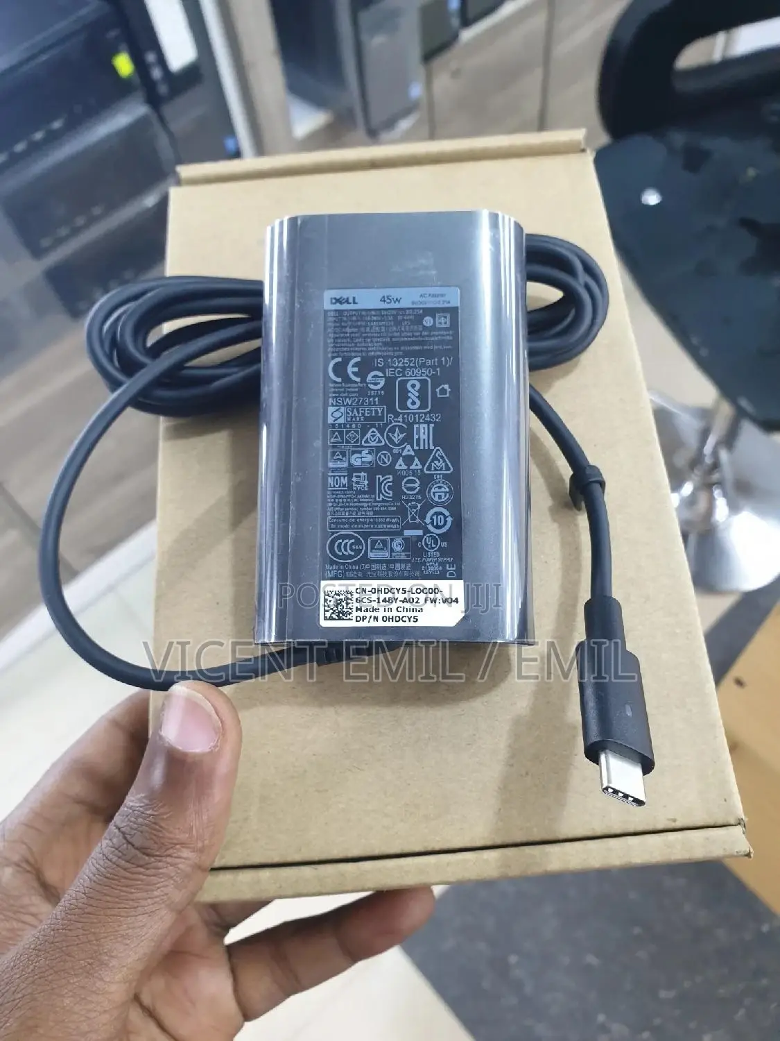 Dell Adapter/Charger Type-C 45W