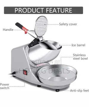 Ice Machine Ice Crusher With Stainless Steel Blade