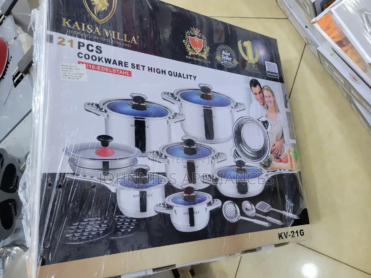 Kaisa Villa 21pics Cookware Set High Quality Set