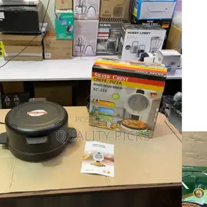 Electric Sliver Crest Pizza Maker