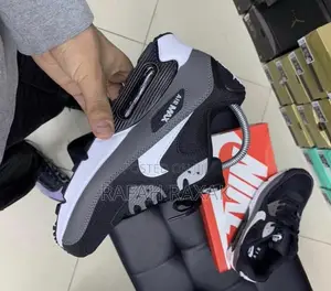 Original Black Grey Nike Air Max 90 Sneaker