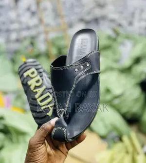 Original Men’S Prada Leather Sandals