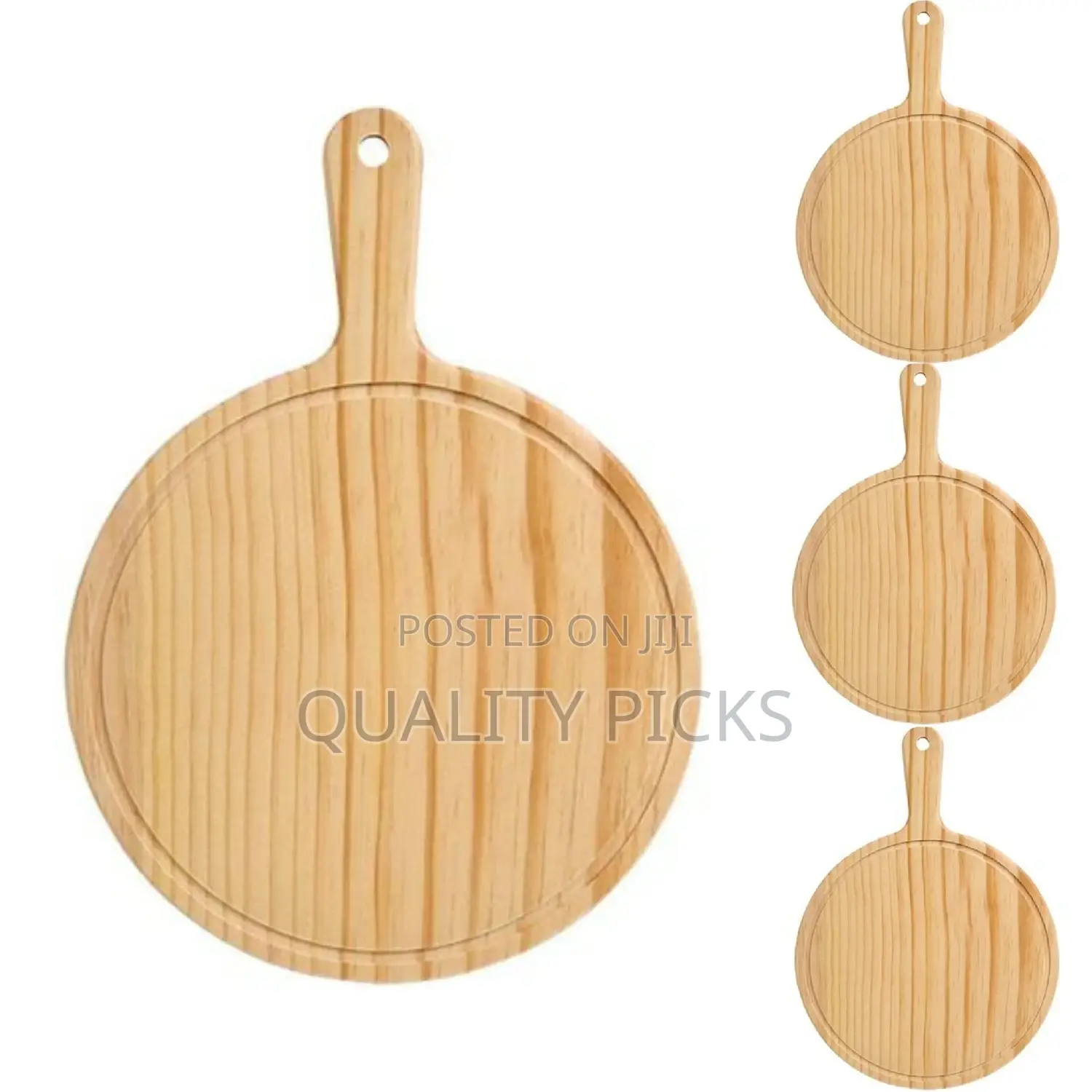 Round Wooden Tray